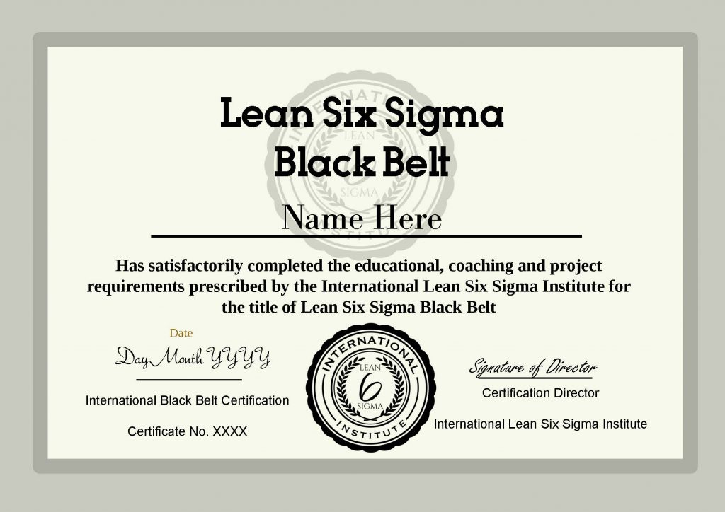 Black Belt Training Online | Lean Six Sigma Training and Certification