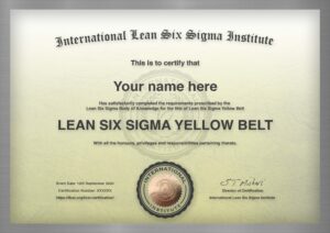 ILSSI IASSC Lean Six Sigma Yellow Belt Certification