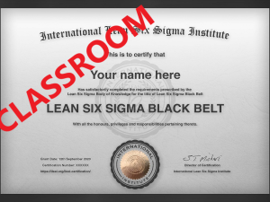 Classroom Lean Six Sigma Training and Certification ILSSI