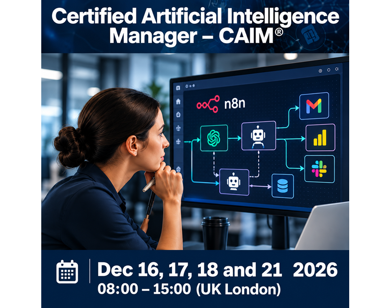 Certified AI Manager CAIM ILSSI Lean Six Sigma UK PECB Training